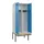 PBM-locker met bank,HxBxD 2120x800x815mm,2vak,vak B 400mm,draaigrendel