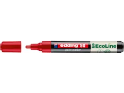 Paintmarker edding 50 EcoLine op waterbasis 2-3mm rood
