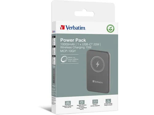 Charge'n'go Powerbank Grijs 10000 mAh