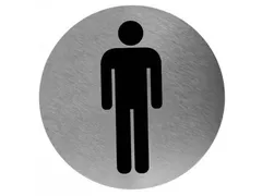 Pictogram Rond Man Rvs, Ps0003cs 116mm