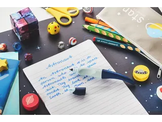 Rollerpen STABILO Easyoriginal 3D DreamWorld linkshandig medium blauw - 6
