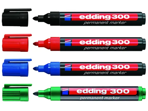 Viltstift edding 300 rond 1.5-3mm rood