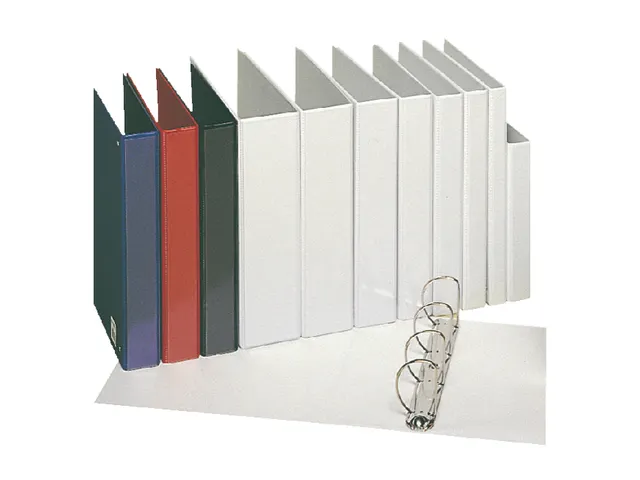 Presentatieringband 4 Rings A4 30Mm D-Mech Deluxe Panorama Blauw