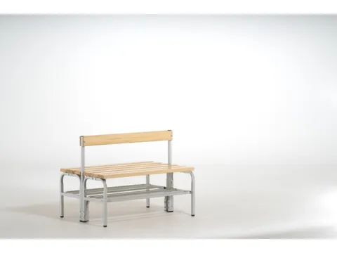 dubbele zitbank,HxLxD 770x1015x725mm,houten lijst,frame staal RAL7035