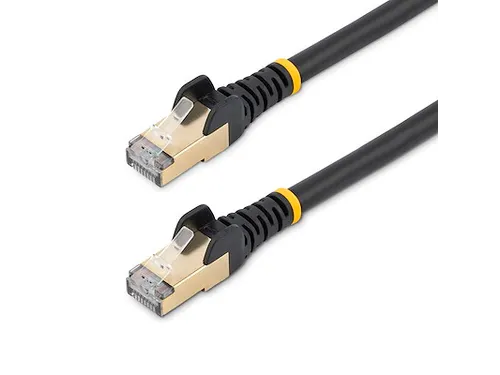 1m CAT6a Ethernet kabel zwart STP