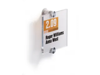 Deurbordje Durable Crystal Sign 4820 105x105mm - 1