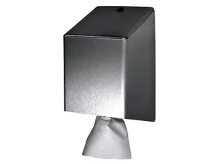 Poetspapierdispenser Euro Products universeel medium zilver 438990 - 2