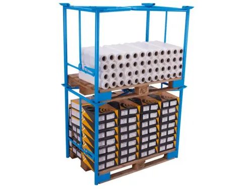 Pallet-stapelbeugel 800x1200x800mm Belasting 1500kg Ral 5012