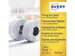 prijstangetiketten Avery permanent 12x26mm wit 10 rol in doos