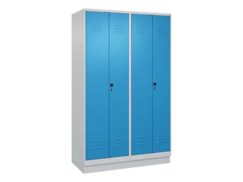 locker voor scheiding van kleding,HxBxD 1950x1200x500mm,4vak