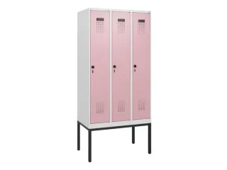 schoollocker,HxBxD 1950x900x500mm,3vak,vak B 300mm,draaigrendel - 2