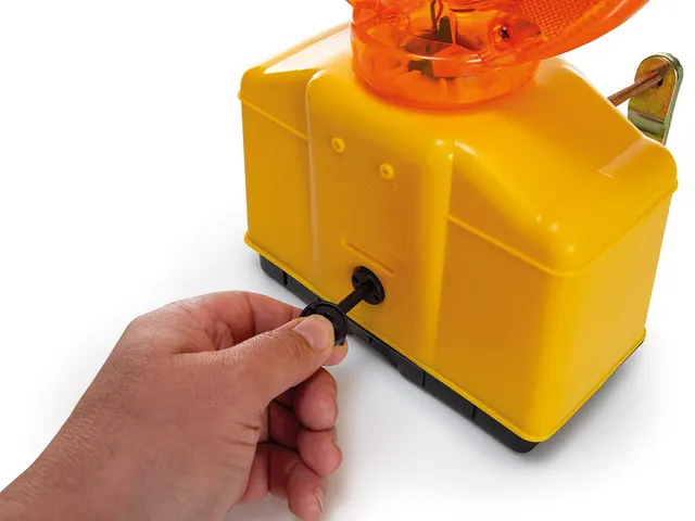 Oranje led werflamp voor hoge zichtbaarheid