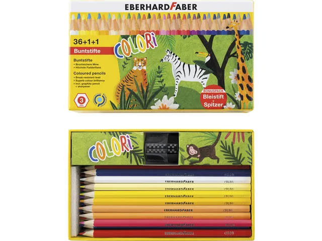Crayon de couleur Eberhard Faber set 38 pièces