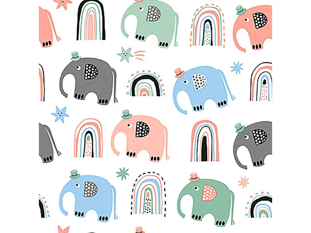 Inpakpapier Colorful kids 200x70cm