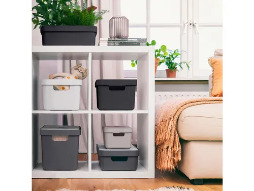 Sigma Home opbergbox 13L wit - 35x24,6x18,3cm