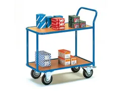 Tafelwagens 2602 400kg 2 Etages 1000x700mm Houten Plaat
