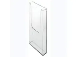 OUTLET Wandfolderhouder Acryl 1/3 A4 Staand Transparant Voordeelbundel