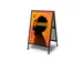 Stoepbord Slide-In A1 zwart