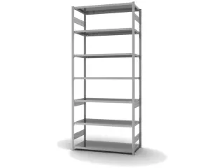 magazijnstelling,grondveld,HxBxD 3000x1360x635mm,vakl. 190kg - 2