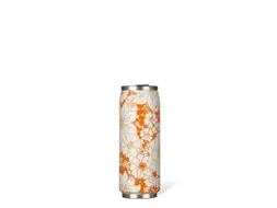 Thermosbeker Les Artistes Paris blik 500ml Orange Flower met rietje