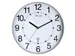 Horloge murale Unilux Maxi Radio-contrôlée Ø37,5cm gris clair/ blan