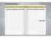 Weekagenda Linecape A5 2027 donkergrijs HC (DE) 2 pagina's = 1 week