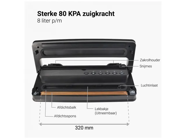 Machine sous vide DESQ 8000 5 vitesses