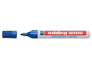 Viltstift edding 3000 rond blauw 1.5-3mm - 1