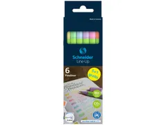 Fineliner Schneider Line-Up Pastel 0,4mm 5+1 gratis assorti