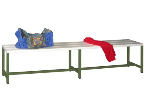 omkleedbank,HxLxD 430x2000x370mm,onderstel RAL6011