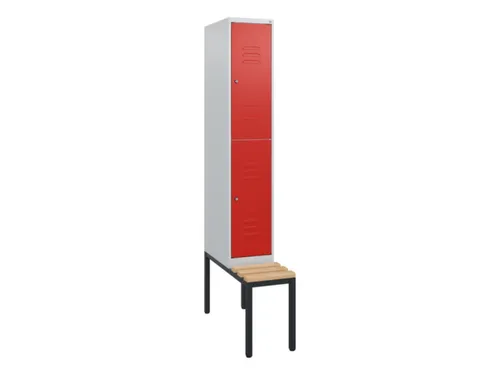 Dubbeldekse dekenkist,HxBxD 1950x300x815mm,1x2vak.,vak B 300mm