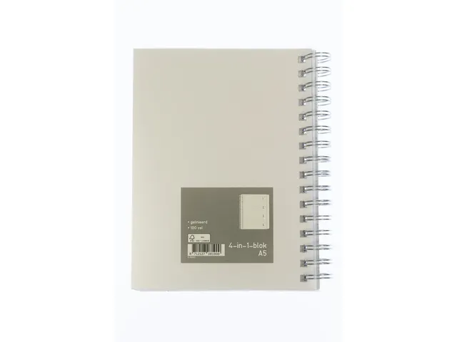 bloc 4 en 1 A5, Rouge