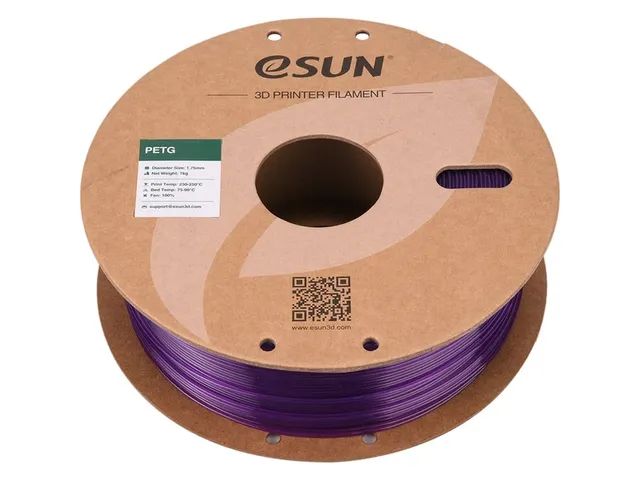 3d Filament PETG 1,75mm TRANSLUCENT Paars 1Kg