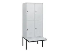 Dubbeldekse dekenkist,HxBxD 1950x800x815mm,2x2vak.,vak B 400mm