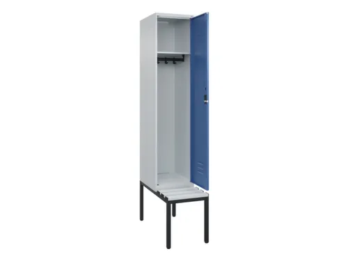 locker met bank,HxBxD 2120x400x815mm,1vak,vak B 400mm,cil.-slot