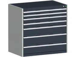 ladekast,HxBxD 1000x1050x750mm,7lade(n),lade voor zware lasten