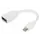 DisplayPort-adapterkabel type mini DP DP Male/Female 0,15m UHD 4K Wit