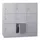 lockerkast,HxBxD 1187x1200x500mm,3x3vakken,RAL7035,front RAL7035