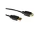 Kabel ACT USB 2.0 A male - USB A female zwart 3 meter