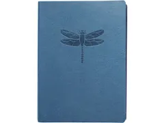 Notitieboek Eccolo Essential Blue Dragonfly lijn ca.13x18cm 80gr. 256p