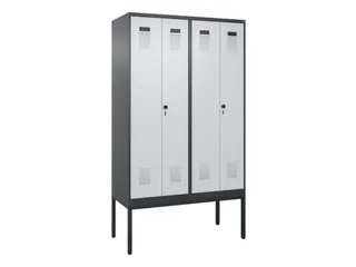 locker voor scheiding van kleding,HxBxD 2120x1200x500mm,4vak - 2