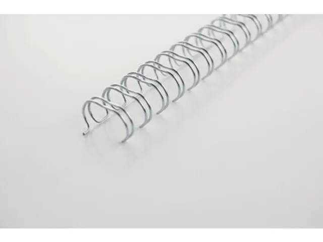 Draadrug GBC 5mm 34-rings A4 zilver 100stuks