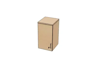 opzetkast v. kast met openslaande deuren NE-esdoorn 740x400x445mm - 1
