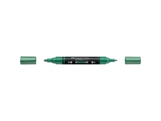 Acrylmarker Faber-Castell Multimark 295 green metallic - 1