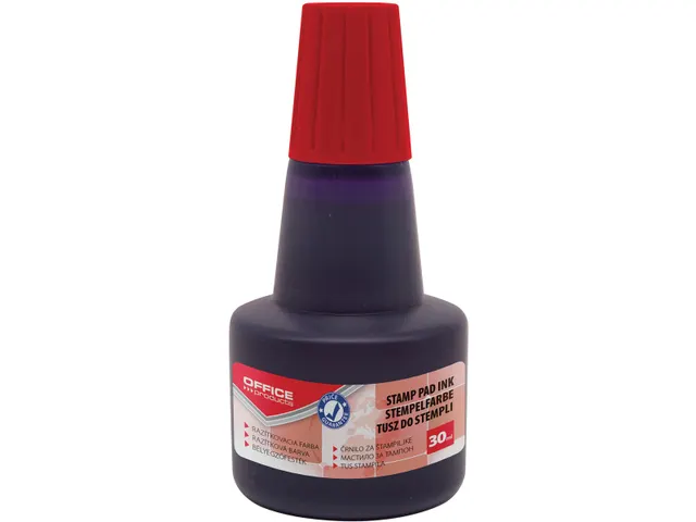 Stempelinkt 30ml rood
