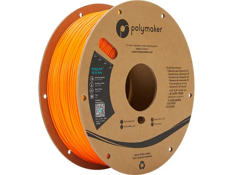 PLA PRO 1,75mm Oranje 1kg PolyLite 3D Filament