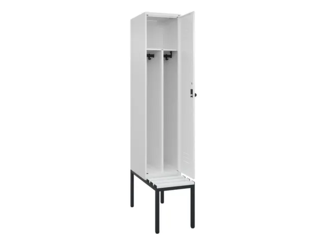 locker voor scheiding van kleding,HxBxD 2120x400x815mm,1vak