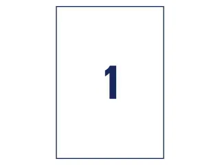 Etiket Avery Zweckform LR3478 210x297mm A4 recycled Wit 100 stuks - 3