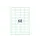OUTLET Etiketten Zelfklevend Wit 68 op A4 48.5x16.9mm 1000 Vel