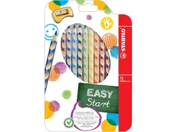 Kleurpotloden Stabilo Easycolor Linkshandig 12stuks Assorti